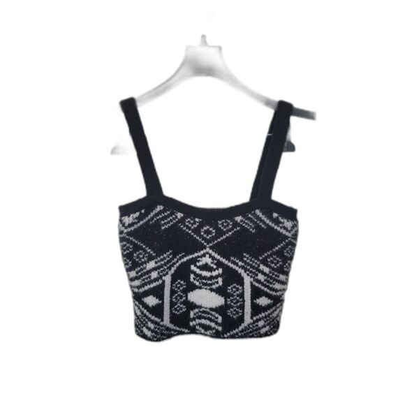 Le Superbe Tops - Le Superbe Sweater Square Neck Tank Top
